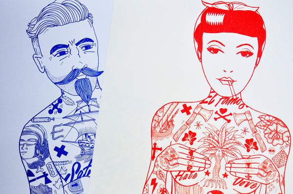 Tattoo Inspired Prints